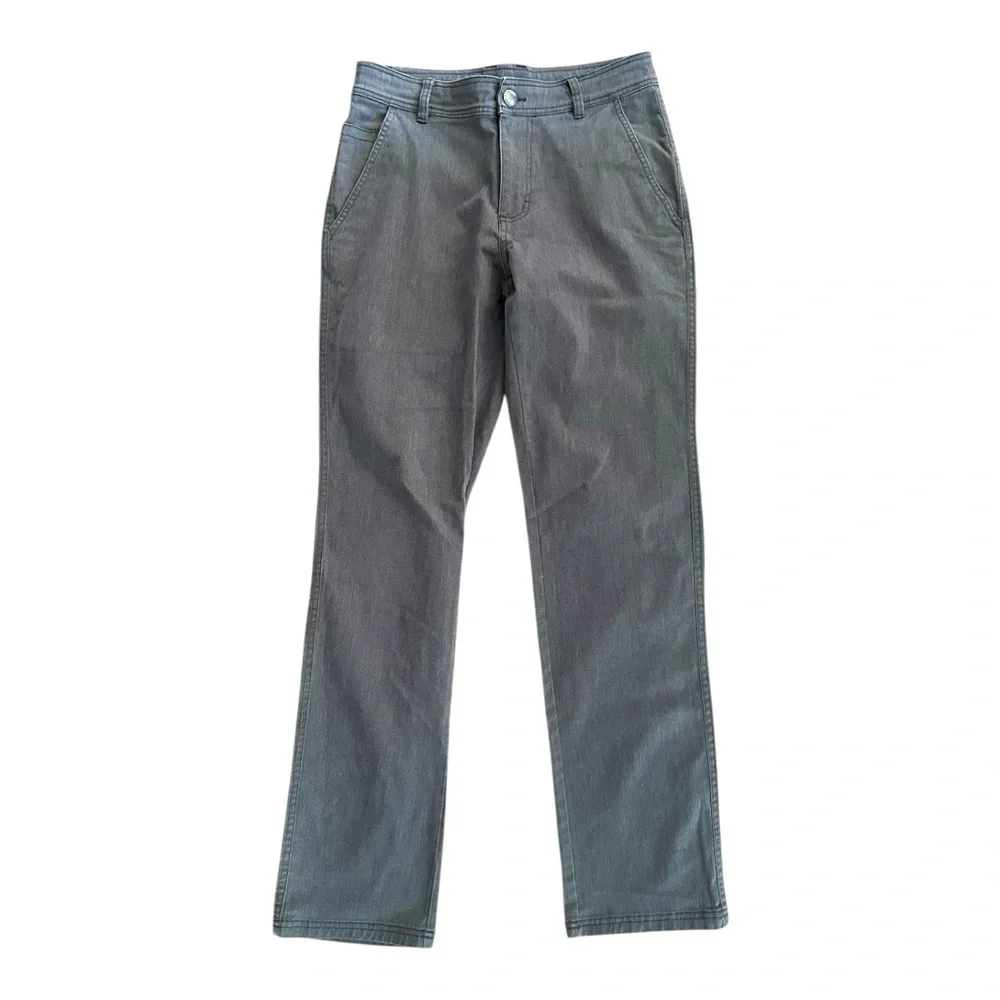 Columbia Women’s Gray Straight Leg Pants Denim Jeans Trousers Size 10 Tall 32…